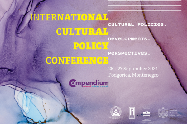 More Information on our International Cultural Policy Conference in Podgorica, Montenegro