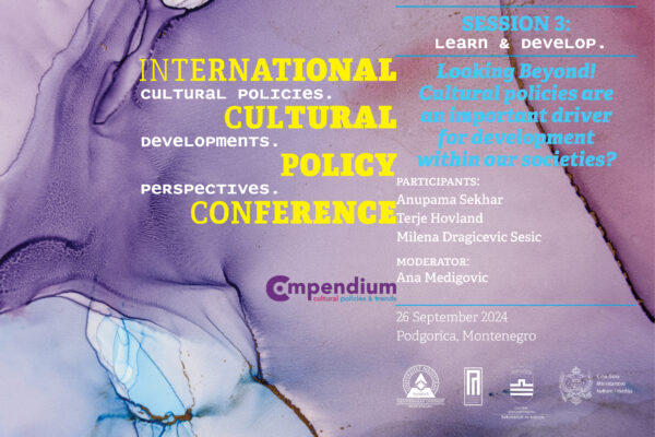 Speakers and Details for Session 3: Cultural Policies as a Driver for Development